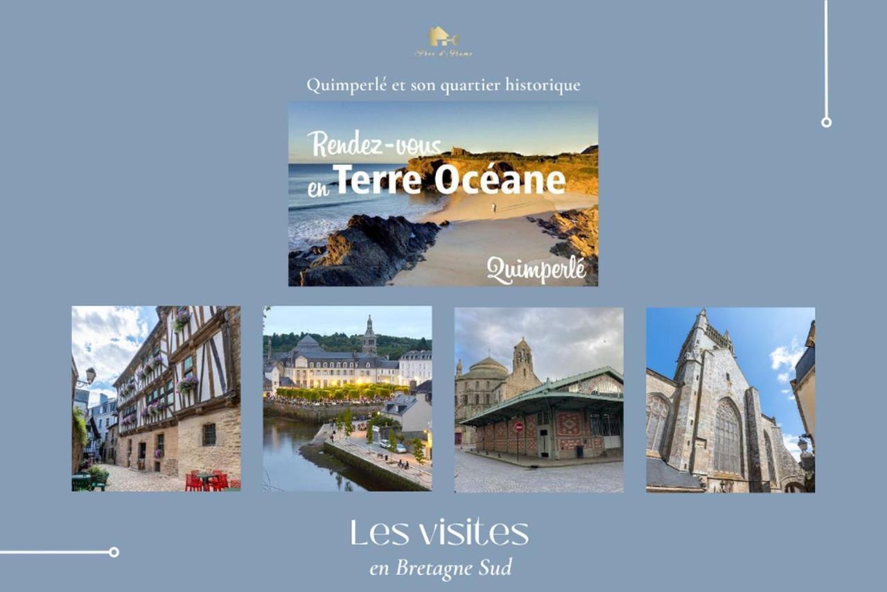 Le Tiguidou, Cosy, Lumineux, 2-6 Pers, Plage 300M Moëlan-sur-Mer Екстериор снимка